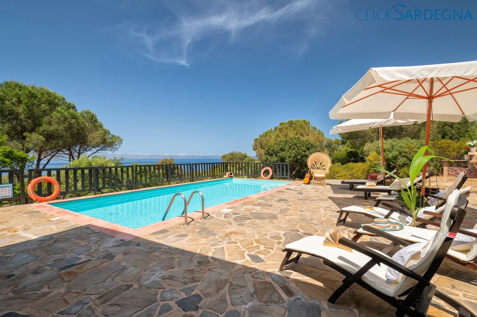 Alghero Villa Barranch With Sea View Swimming Pool For 6 People Exterior foto